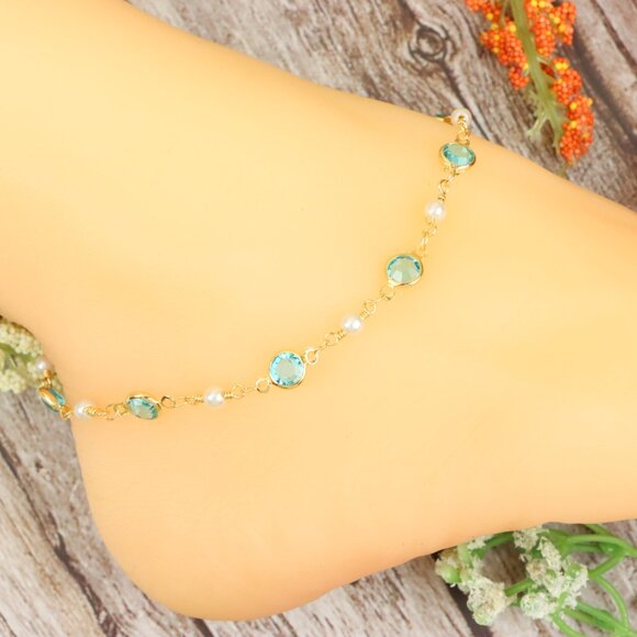 "Dainty Anklet for Women – Elegant Everyday Jewelry & Perfect Gift | MLCRC1439 - Picture 2 of 10